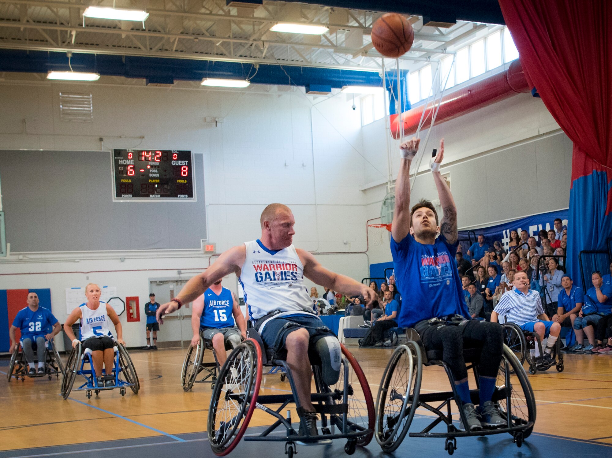 Warrior Care/Games wheelchair basketball games