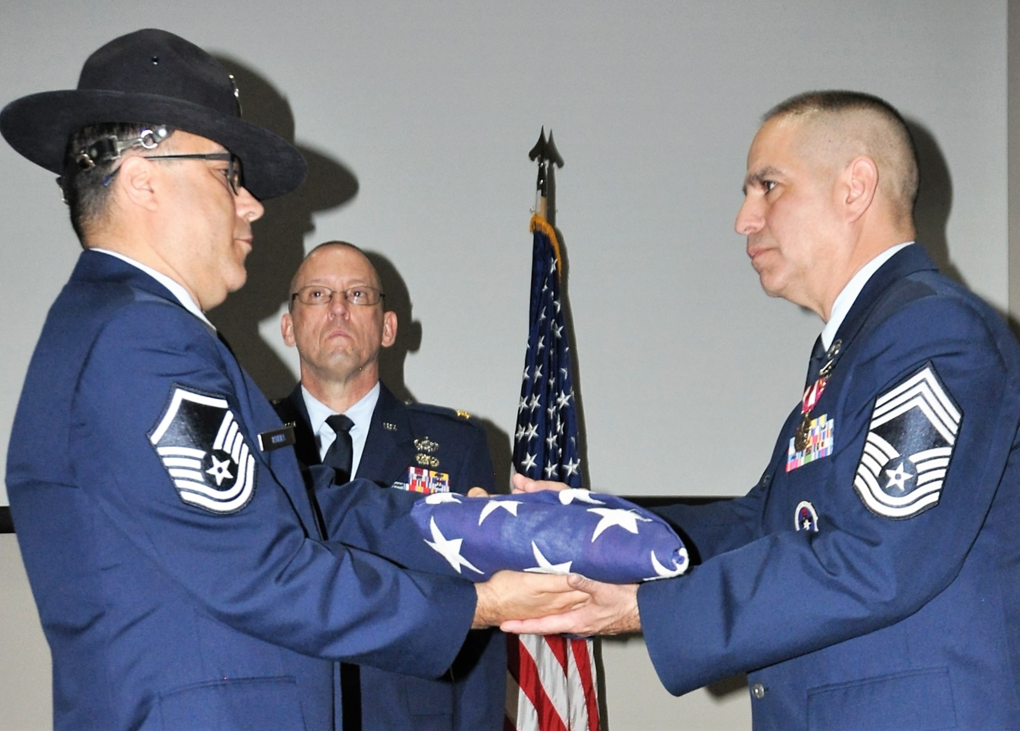 CMSgt Gomez retires from 433rd TRS