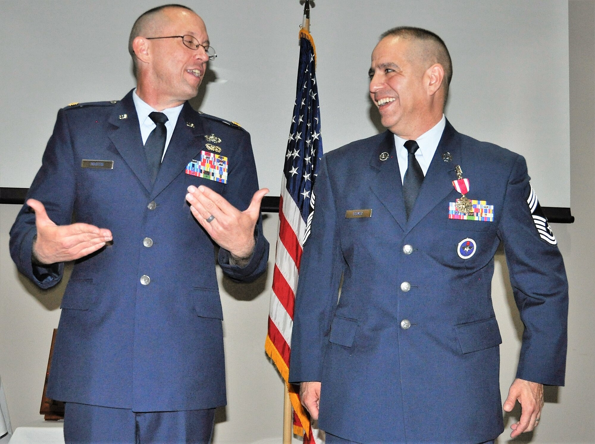 CMSgt Gomez retires from 433rd TRS