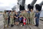 DLA Maritime Pearl Harbor Sailor reenlists aboard USS Missouri