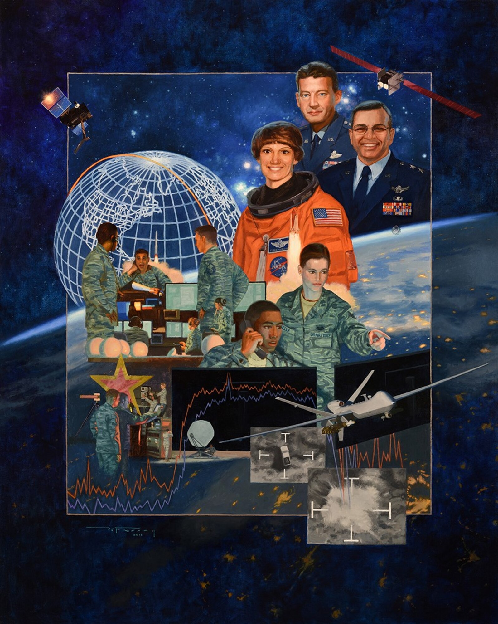 Air Force Reserve Heritage art