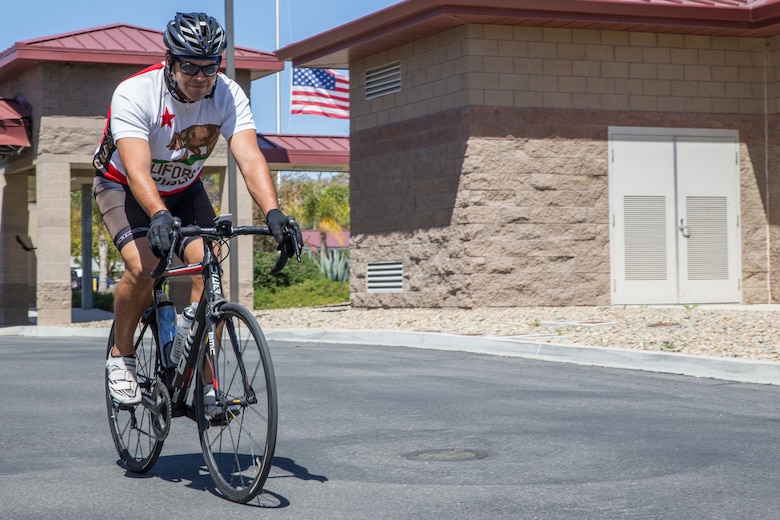 Pains, gains, and bike chains: U.S. Marine Corps wounded warrior gives back to injured brothers and sisters-in-arms