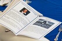 Wilmington, Del., resident, Ann Jaffe, a Holocaust survivor, was the guest speaker at the Holocaust Remembrance Luncheon, April 17, 2018, at The Landings on Dover Air Force Base, Del. Jaffe witnessed atrocities committed during World War II and spoke of her survival after fleeing her village in Poland. (U.S. Air Force photo by Roland Balik)