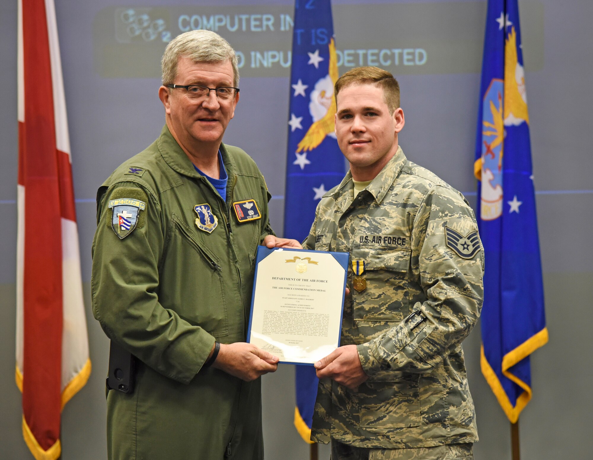 Staff Sgt. Halbert Receives Commendation Medal