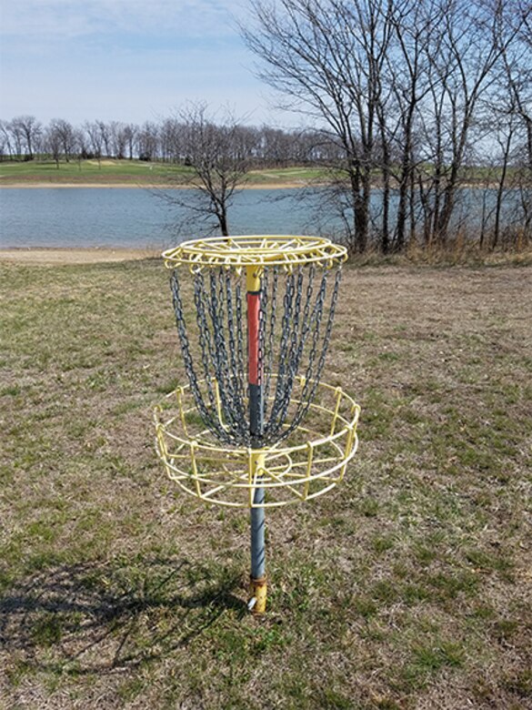 Disc golf is an up and coming game. The courses are often nine or 18 holes and players toss a flying disc into a basket known as the target. 

The Kansas City District currently has 16 disc golf courses at eight lake locations.