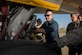 Tech. Sgt. Adam Branam, an instructor for the 373rd Training Squadron, Detachment 14 conducts a repair demonstration for a group of crew chief trainees on a KC-10 Extender wheel assembly, Feb. 7, 2018, Travis Air Force Base, Calif. The 373rd Training Squadron, Detachment 14, based out of Sheppard Air Force Base, Texas, trains crew chiefs, electricians, jet mechanics, avionics, air and ground equipment and hydraulics troops on aircraft maintenance and repair. (U.S. Air Force Photo by Heide Couch)