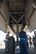 Air Force crew chief trainees work on the front landing gear wheel well on a KC-10 Extender, Feb. 7, 2018, Travis Air Force Base, Calif. The 373rd Training Squadron, Detachment 14, based out of Sheppard Air Force Base, Texas, trains crew chiefs, electricians, jet mechanics, avionics, air and ground equipment and hydraulics troops on aircraft maintenance and repair.  (U.S. Air Force Photo by Heide Couch)