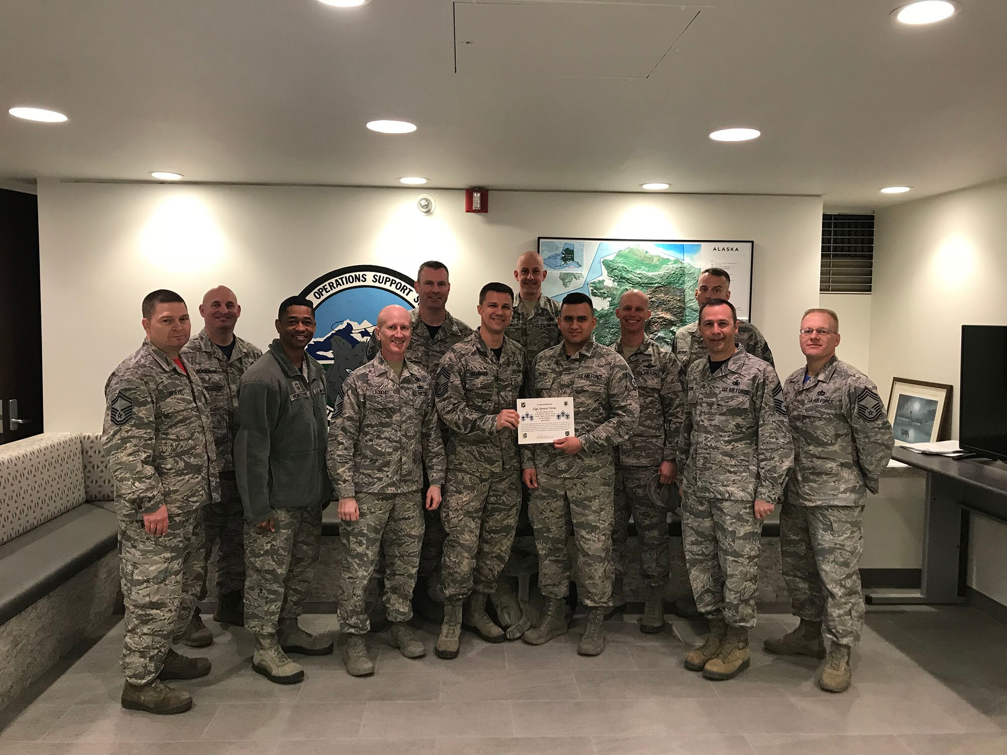 SSgt Spencer Torres was selected as the Chief's Choice Award winner for the month