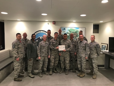 SSgt Spencer Torres was selected as the Chief's Choice Award winner for the month