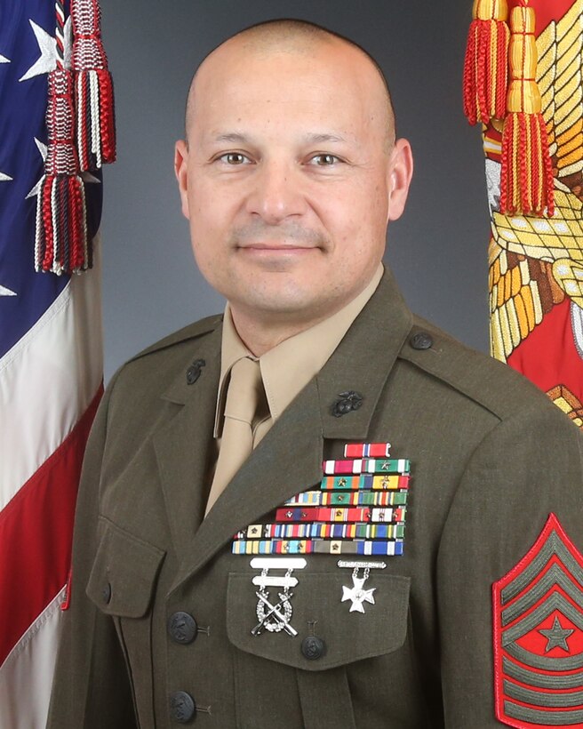 Recruiting Station Sacramento SgtMaj Roberto C. Alviso