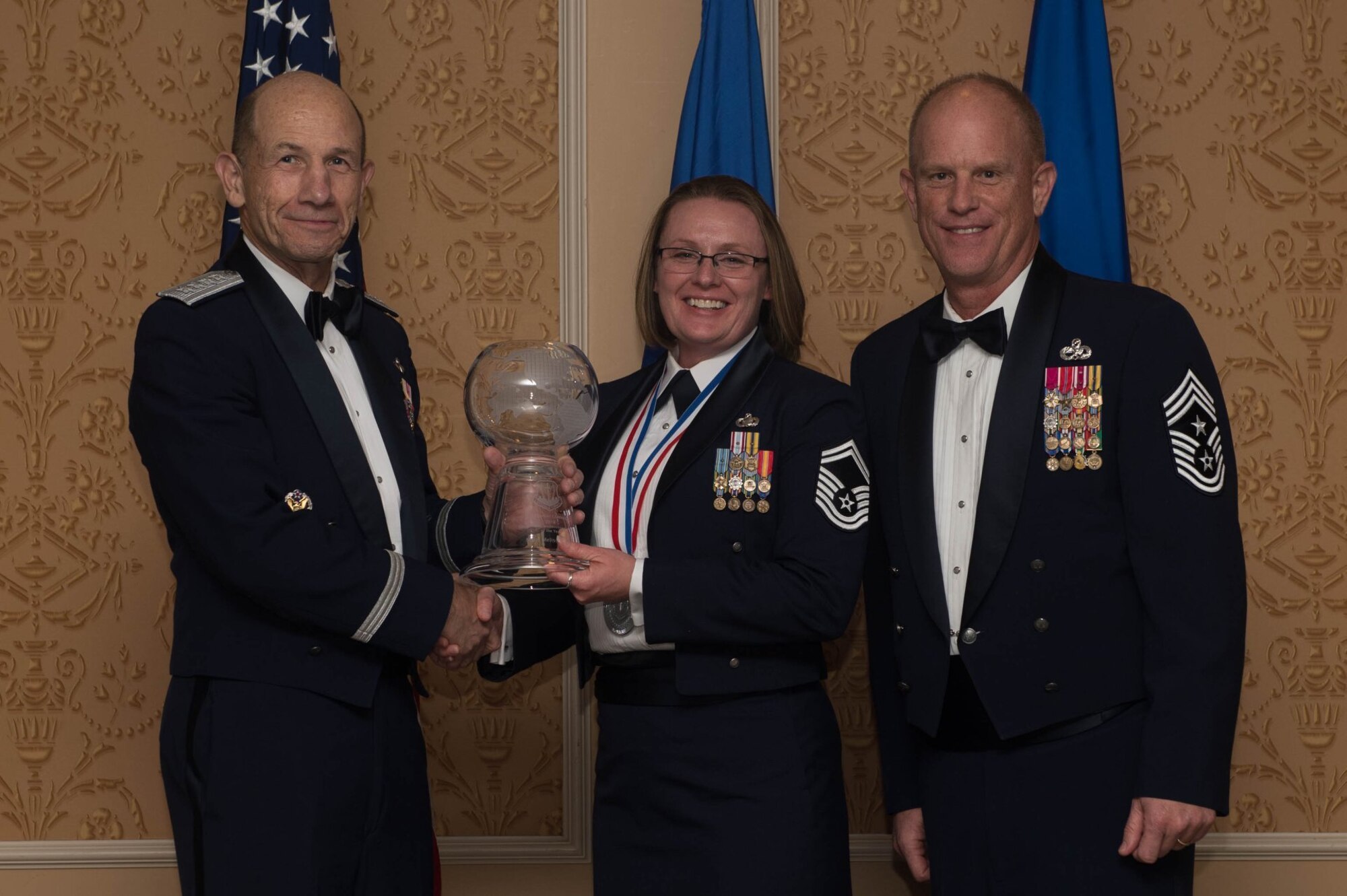 ACC Outstanding Senior Non-commissioned Officer of the Year, Senior Master Sergeant Melissa Beam, 25th Air Force