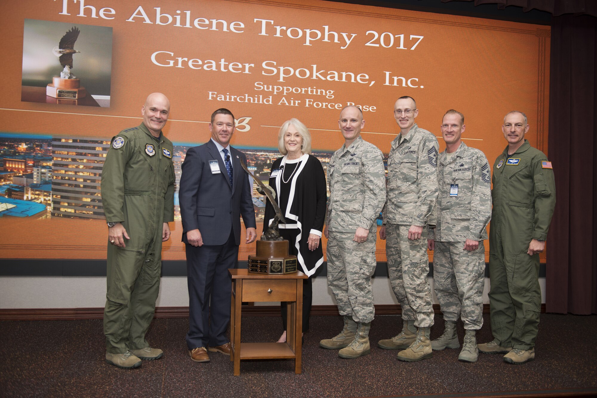 Abilene trophy presentation