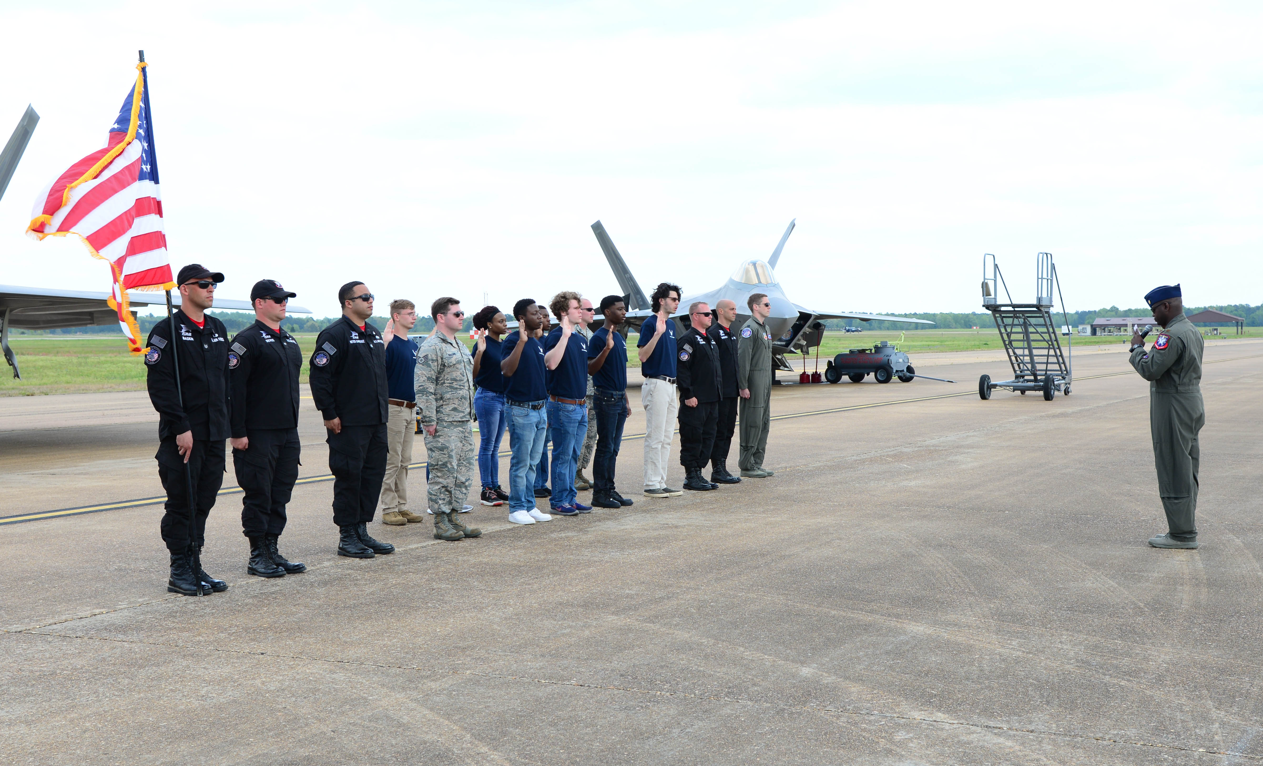 Future Airmen enlist at Wings Over Columbus