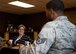 Air Force Civic Leaders meet with Airmen from the Wolf Pack to discuss their mission and help advocate for positive impacts to issues across the Air Force.