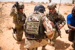 Nigerien Armed Forces conduct a key leader engagement training with 20th Special Forces Group  during Flintlock 18 in Niger, Africa, on April 16, 2018. Flintlock 2018, hosted by Niger, with key outstations at Burkina Faso and Senegal, is designed to strengthen the ability of key partner nations in the region to counter violent extremist organizations, protect their borders, and provide security for their people.