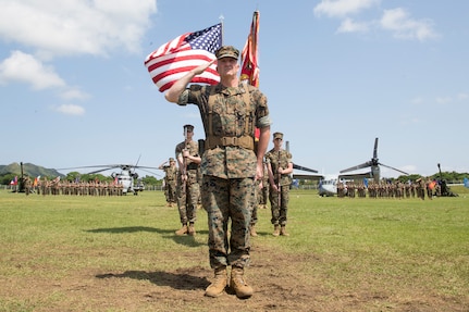 31st MEU sergeant major relinquishes sword of office, Mota assumes duties