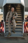 U.S. Marines and Sailors with Marine Rotational Force – Darwin 2018 arrive at the Royal Australian Air Force Base Darwin, Australia.