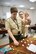 A Boy Scout participates in a team-building excercise during a tour of Al Udeid Air Base, Qatar, April 20, 2018. The two-day visit, which was collaboratively coordinated by the 379th Air Expeditionary Wing and Qatar Emiri Air Force, provided the scouts a chance to earn merit badges, including the Aviation Merit Badge. (U.S. Air Force photo by Staff Sgt. Joshua Horton)