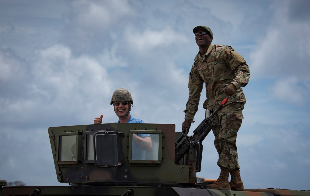 Air Force civic leaders visit Andersen Airmen, receive introduction to mission