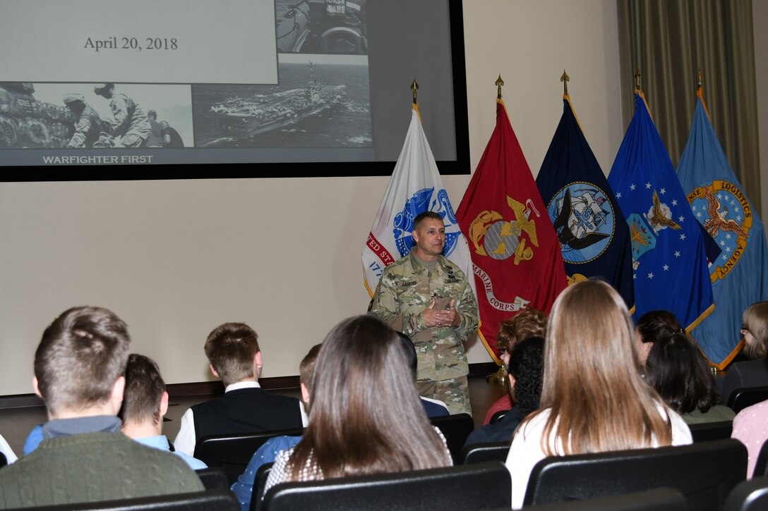 Central York High School students visit DLA Distribution Headquarters