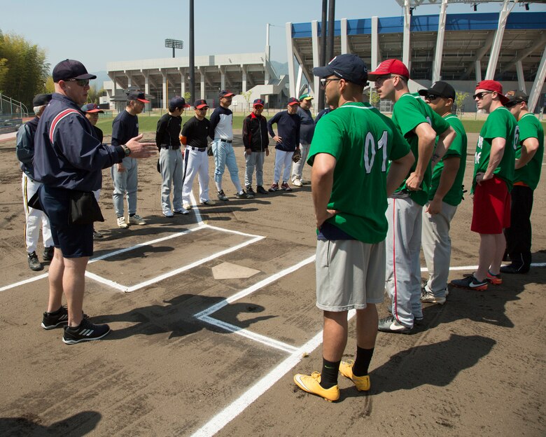 Americans, Japanese compete in softball tournament