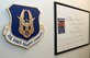 Contact information for Master Sgt. Kenya Chatman and Master Sgt. Mark Shearin, 315th Air Wing recruiting service in-service recruiters, is on a whiteboard at Shaw Air Force Base, S.C., April 27, 2018.
