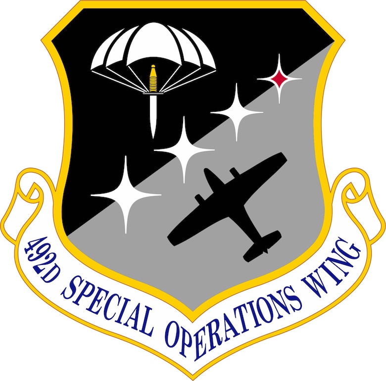 The emblem of the 492nd Special Operations Wing