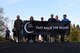 Team McChord leaders, sexual assault response coordinators and participants walk around a track during the Sexual Assault Prevention and Response Office’s Take Back the Night 5K at Joint Base Lewis-McChord, Wash., April 25, 2018. The purpose of the event is to end sexual assault, raise awareness and support survivors of sexual assault. (U.S. Air Force photo by Senior Airman Tryphena Mayhugh)