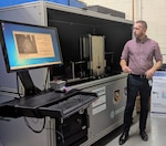 Employees from Florida Turbine Technologies, Inc. demonstrate Sonic Infrared inspection to Air Force Operational Energy staff, Jupiter, Fla., January 9, 2018.