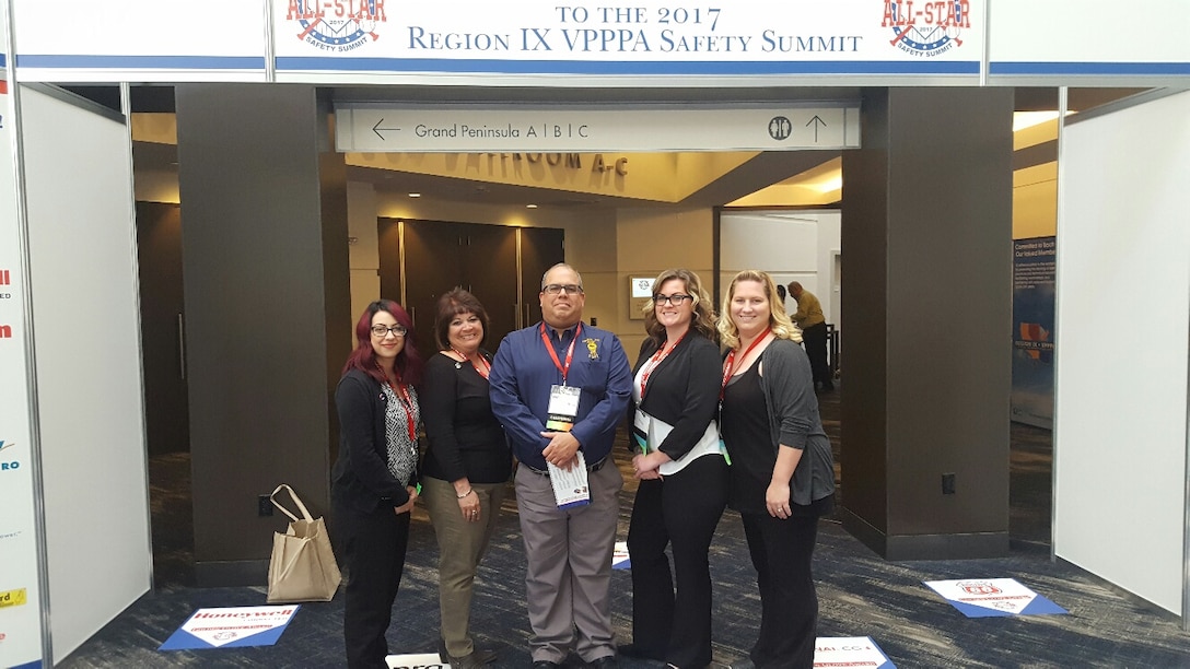 MCLB Barstow Special Government Employees representing the installation during a recent VPP Conference