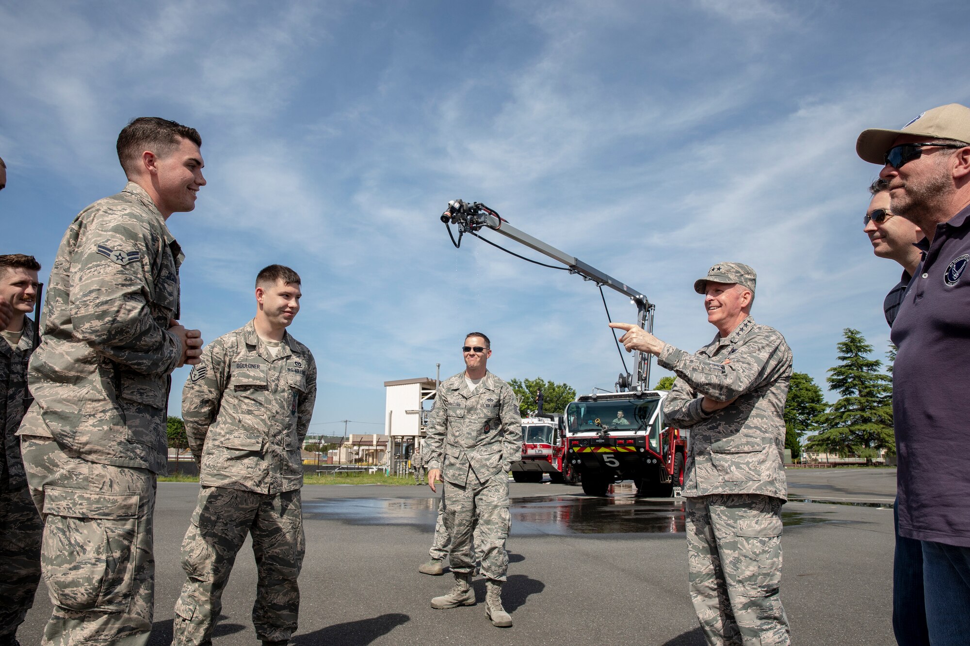 Vice Chief of Staff, Civic Leaders experience the Pacific’s premiere airlift hub