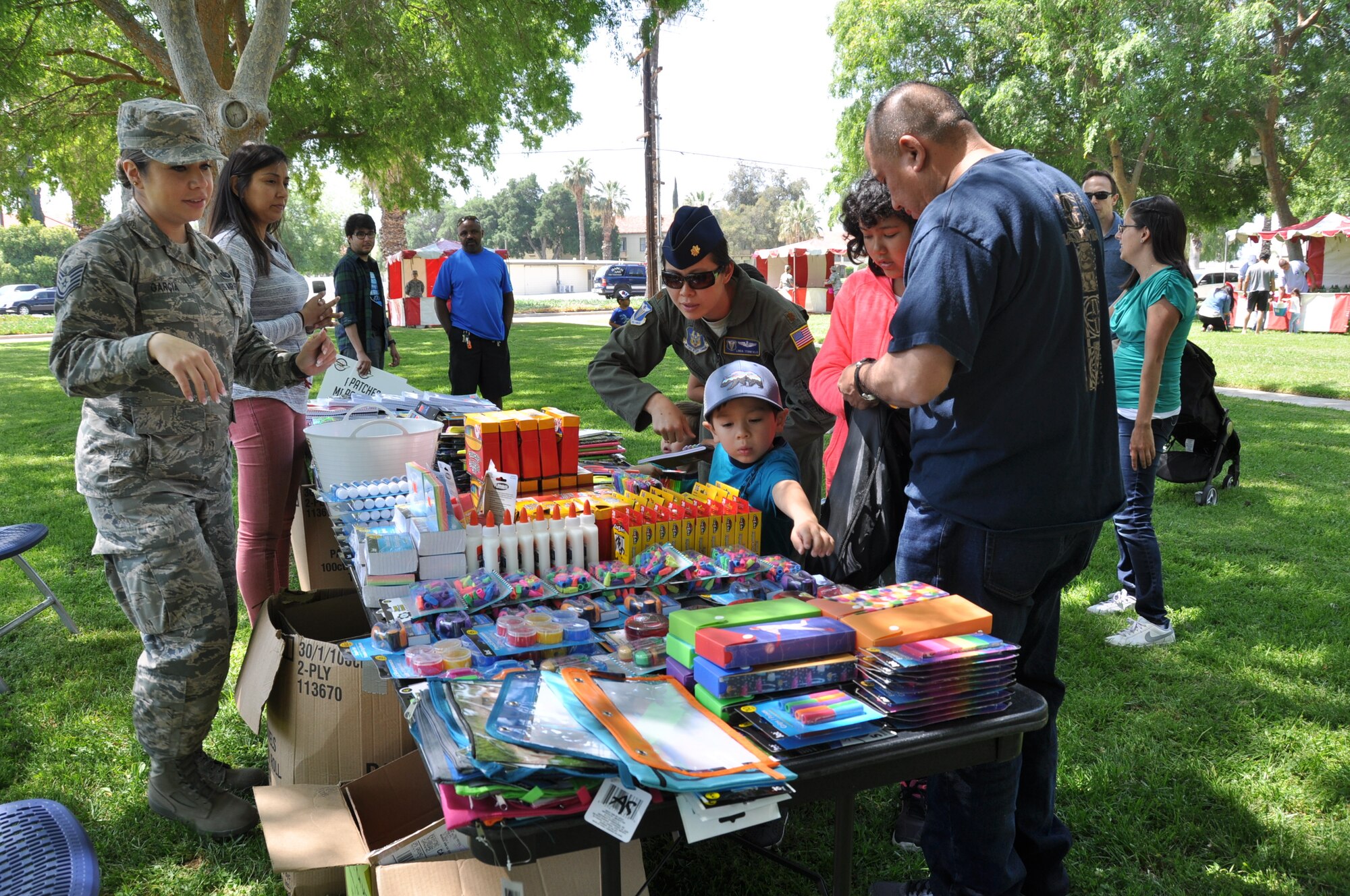 LeMay Park was the site of March Field’s 2nd annual Spring Fling