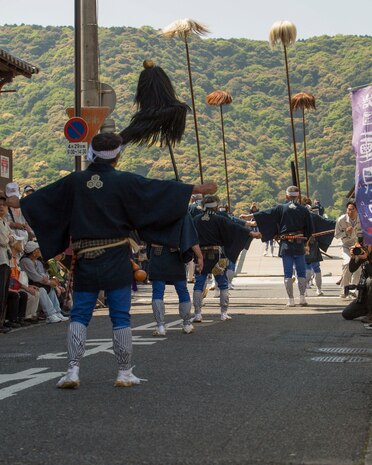 US service members participate in annual parade