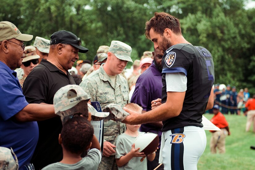 NCR Troops attend Ravens military appreciation day > Joint Base Andrews