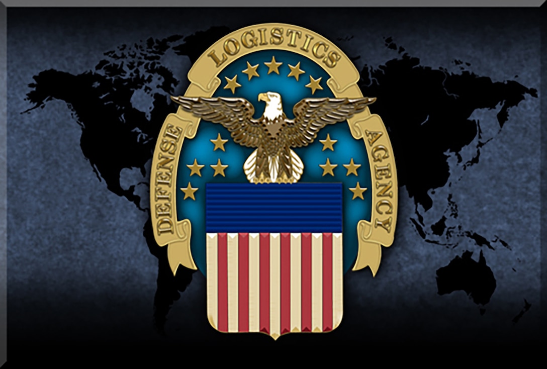 DLA Logo against map background.