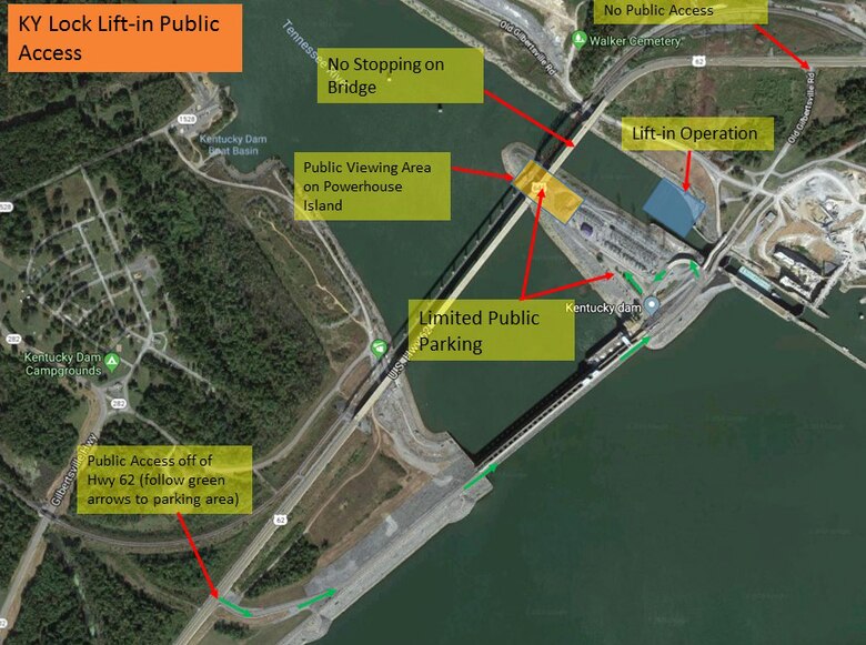 NR 18 023 Kentucky Lock s First Lift in Shell To Be Placed Nashville District News Releases