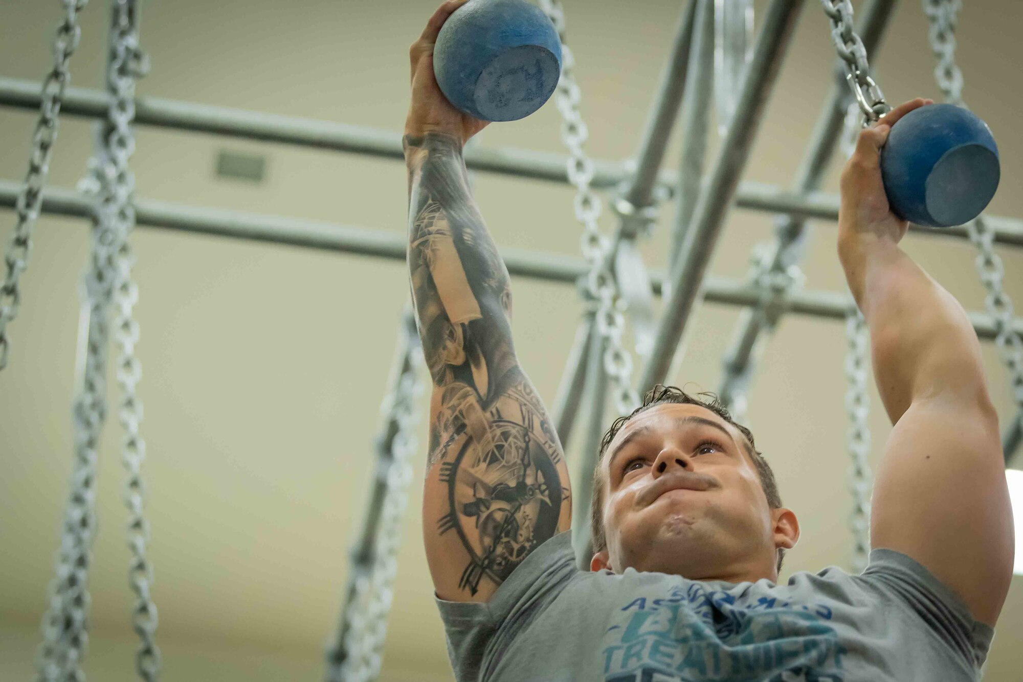 U.S. servicemembers competed in the Alpha Warrior Fitness Challenge July 28, 2018, at Kadena Air Base, Japan.