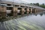 dam on leech lake