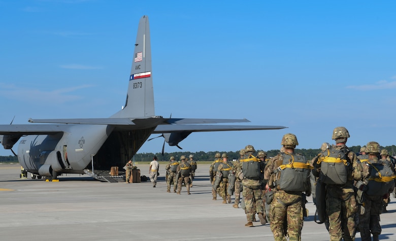 317th AW facilitates 82nd Airborne Battalion Mass Tac