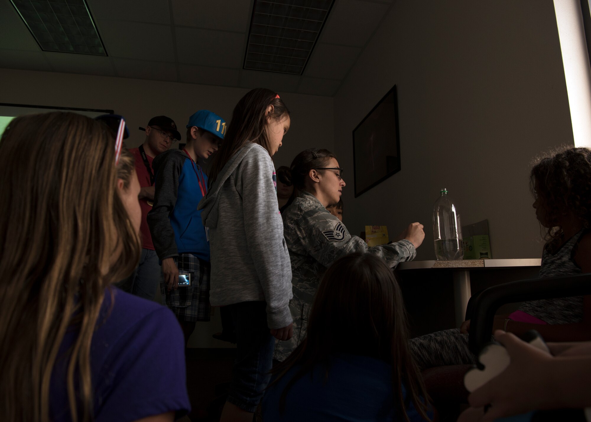 Youth and Teen Development tour of  careers in aviation and Science, Technology, Engineering and Mathmatics.