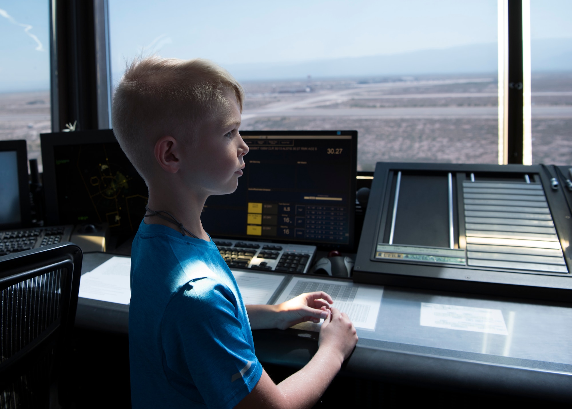 Youth and Teen Development tour of  careers in aviation and Science, Technology, Engineering and Mathmatics.