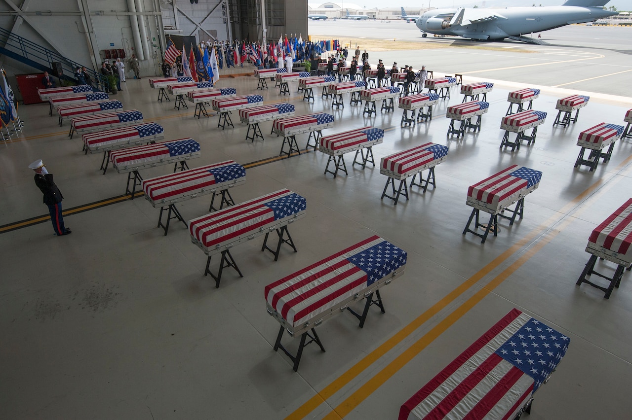 The United Nations Command recently repatriated 55 transfer cases from North Korea that contain what are believed to be the remains of American service members lost in the Korean War.