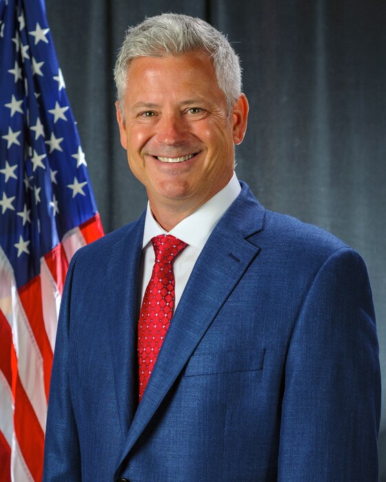 Official portrait Director of Psychological Health, Mr. Donald Roussel, 157th Air Refueling Wing, Pease Air National Guard Base, N.H., August 3, 2018. (N.H. Air National Guard photo by Tech. Sgt. Aaron P. Vezeau)