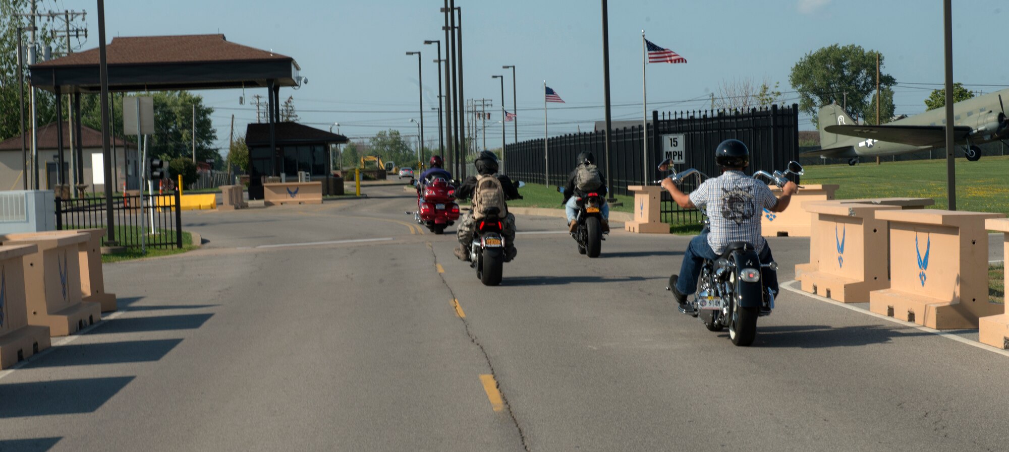 914th ARW Chaplain performs motorcycle blessing