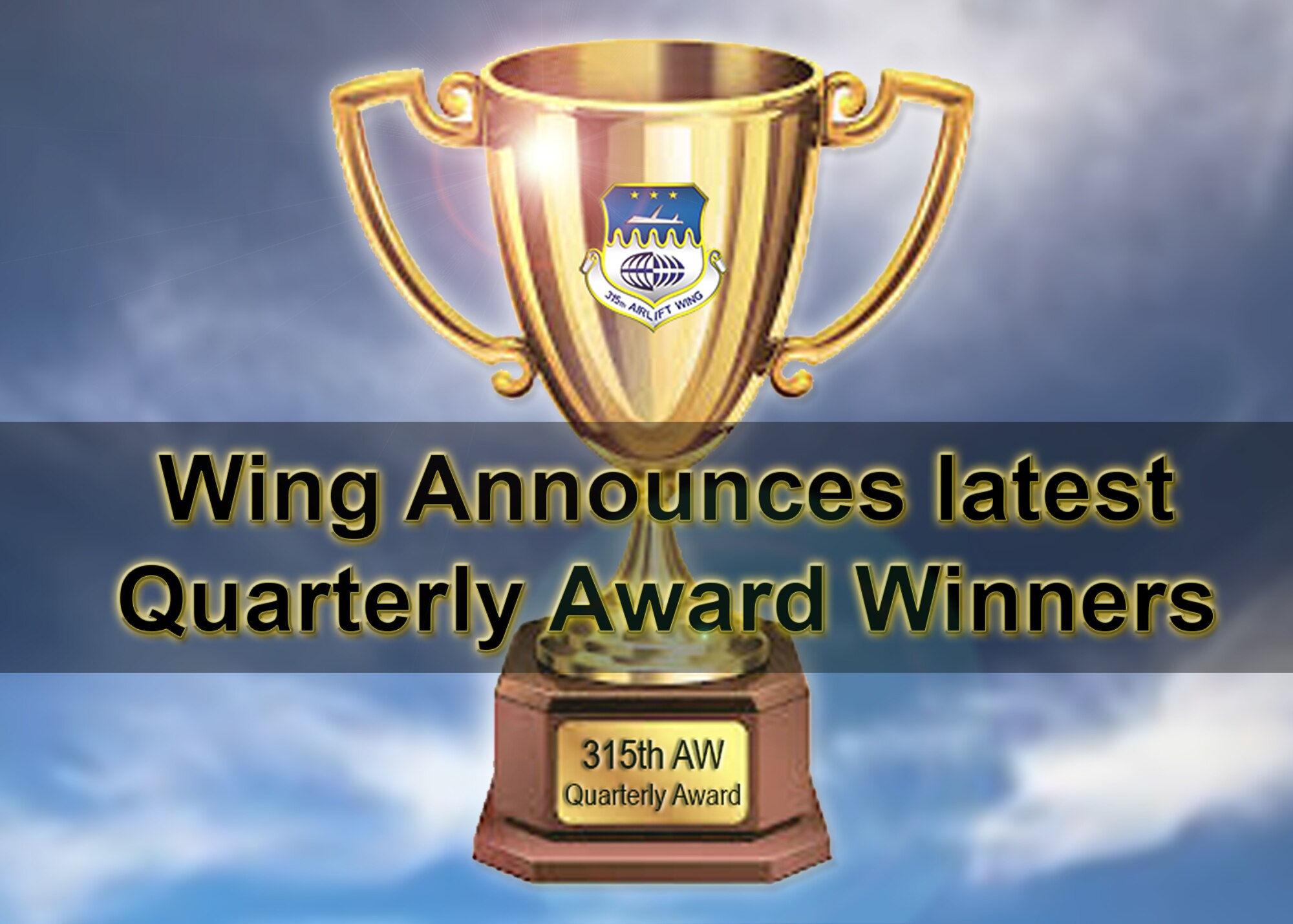 Wing Quarterly Award Winners