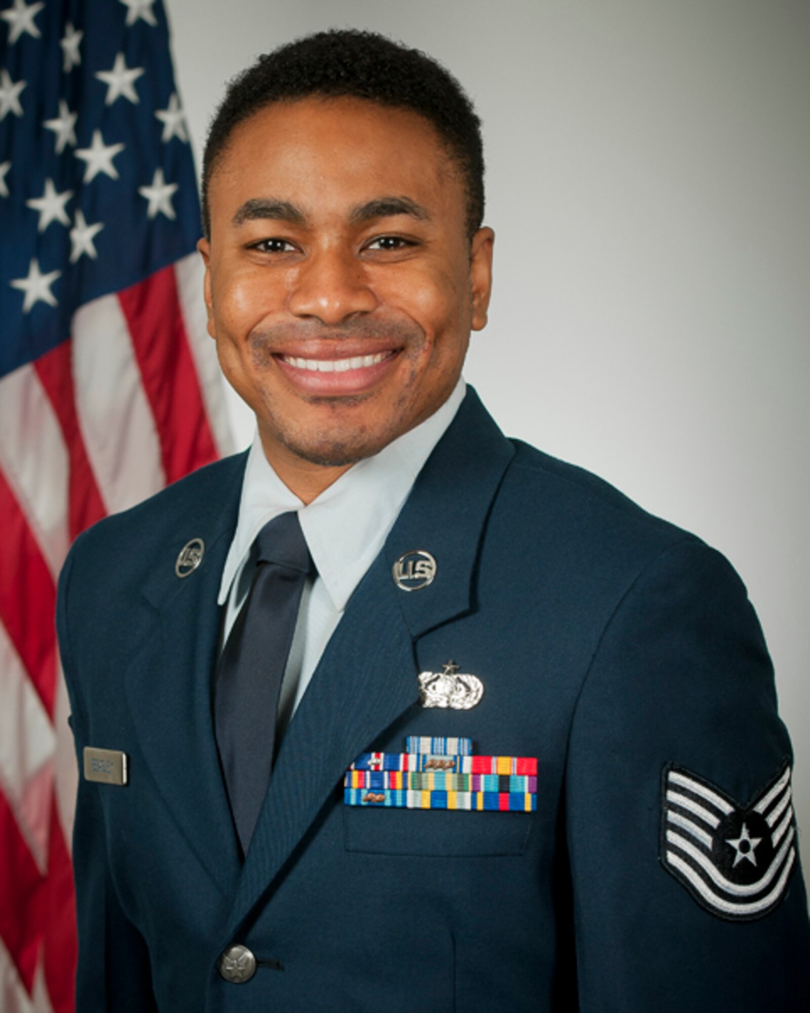 Technical Sergeant Jermaine R. Beasley was selected as the Air National Guard’s 2018 Outstanding Non-commissioned Officer of the Year. Beasley is a client systems craftsman with the 236th Combat Communications Squadron, Hammond Air National Guard Station, Louisiana. (U.S. Air National Guard photo by Staff Sgt. Rana Franklin)