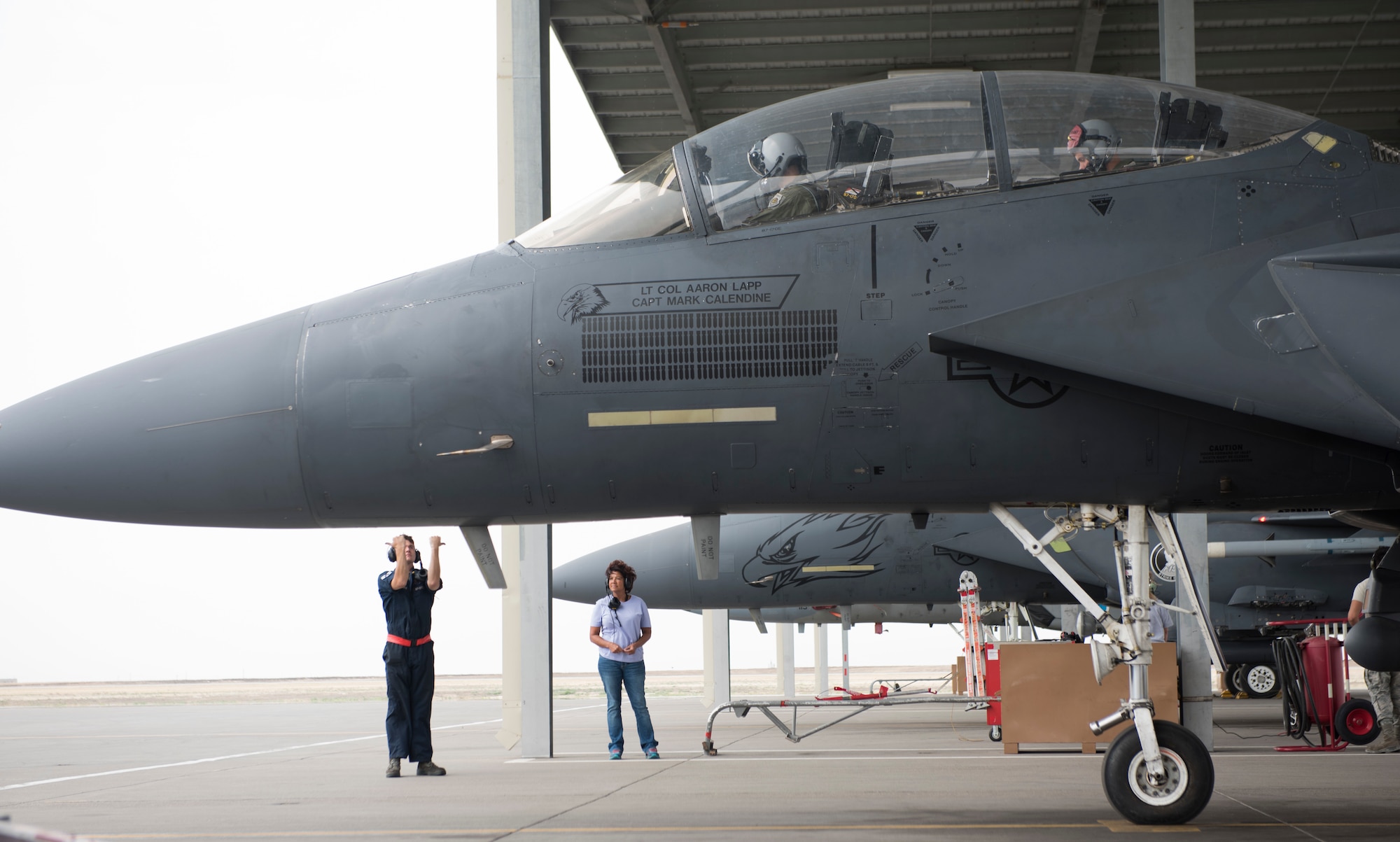 Members of the System Program Offices visited MHAFB to get an up close look at the modernization and sustainment programs to ensure the F-15E continues to provide air dominance into the next generations.