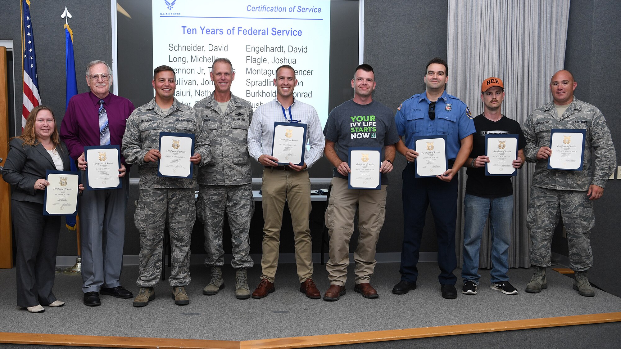 Grissom civilians receive award, recognition for service