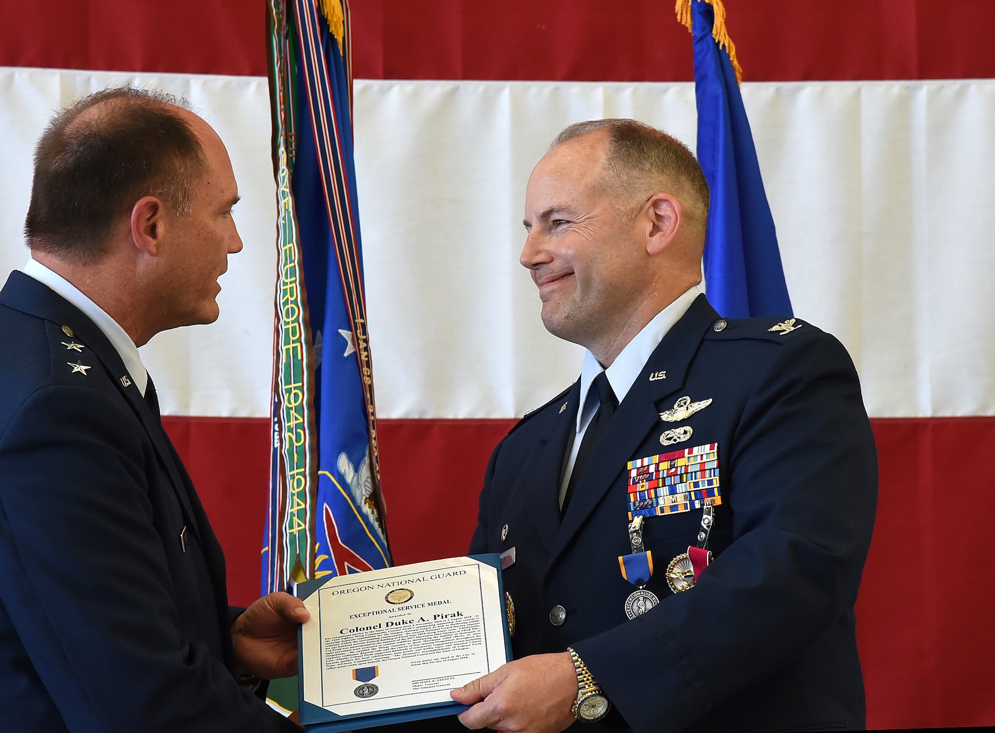 142nd Fighter Wing Change of Command