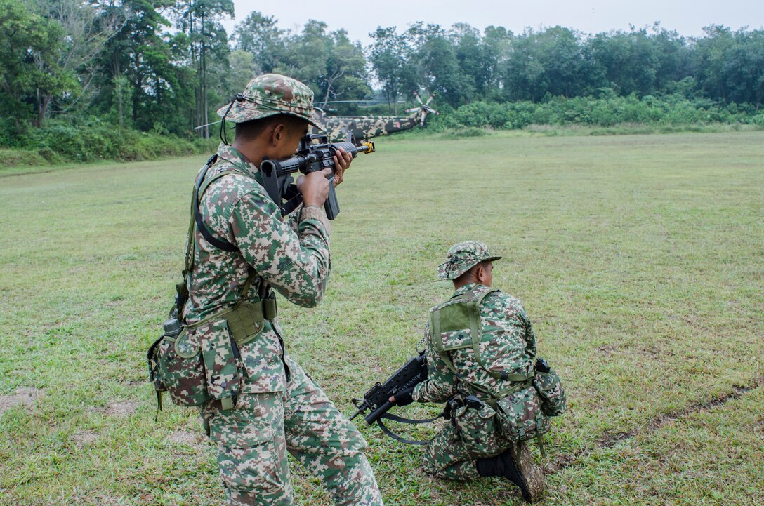 Army Reserve Soldiers part of Exercise Keris Strike in Malaysia